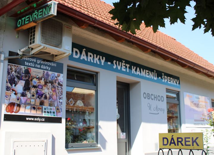 Dárkový obchod svět kamenů a minerálů Veselí nad Moravou