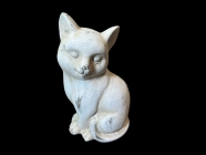 Kočka soška dekorace keramika 21 cm