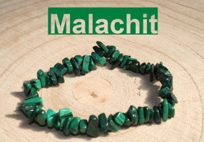 Malachit - náramek minerál