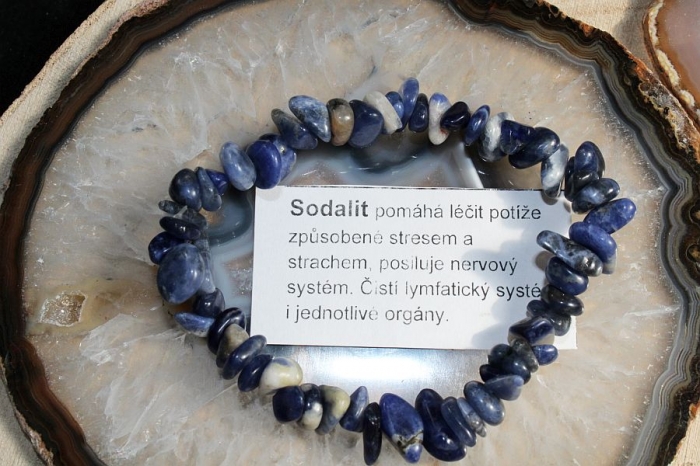 Sodalit - náramek minerál