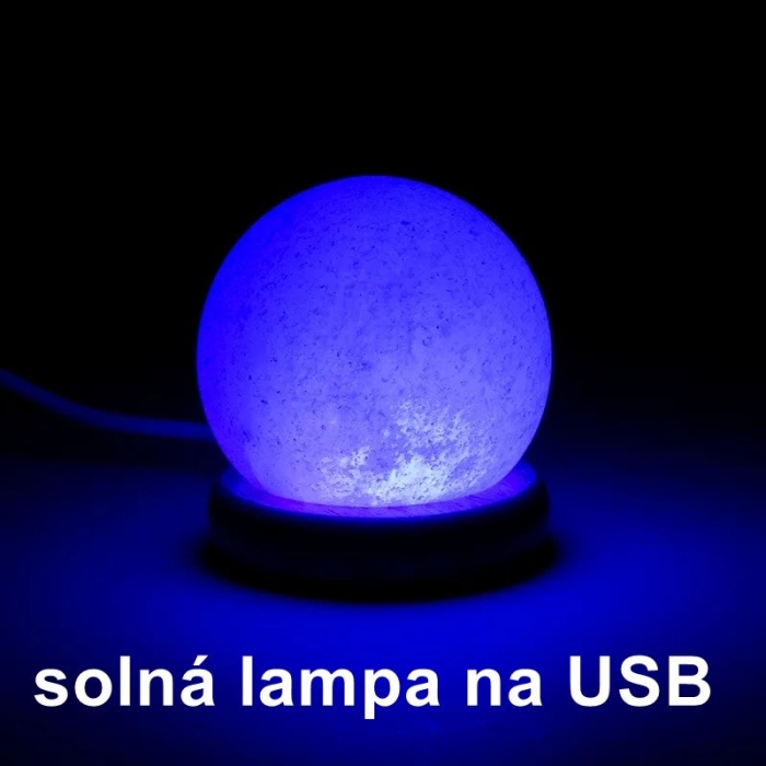 Mini solná lampa usb led